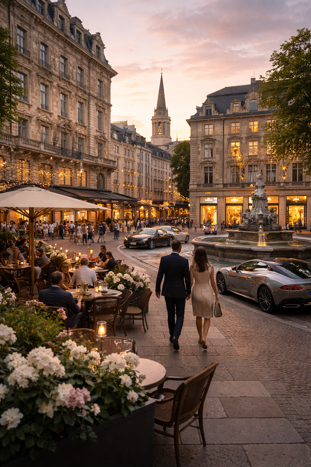 luxury area in Zurich