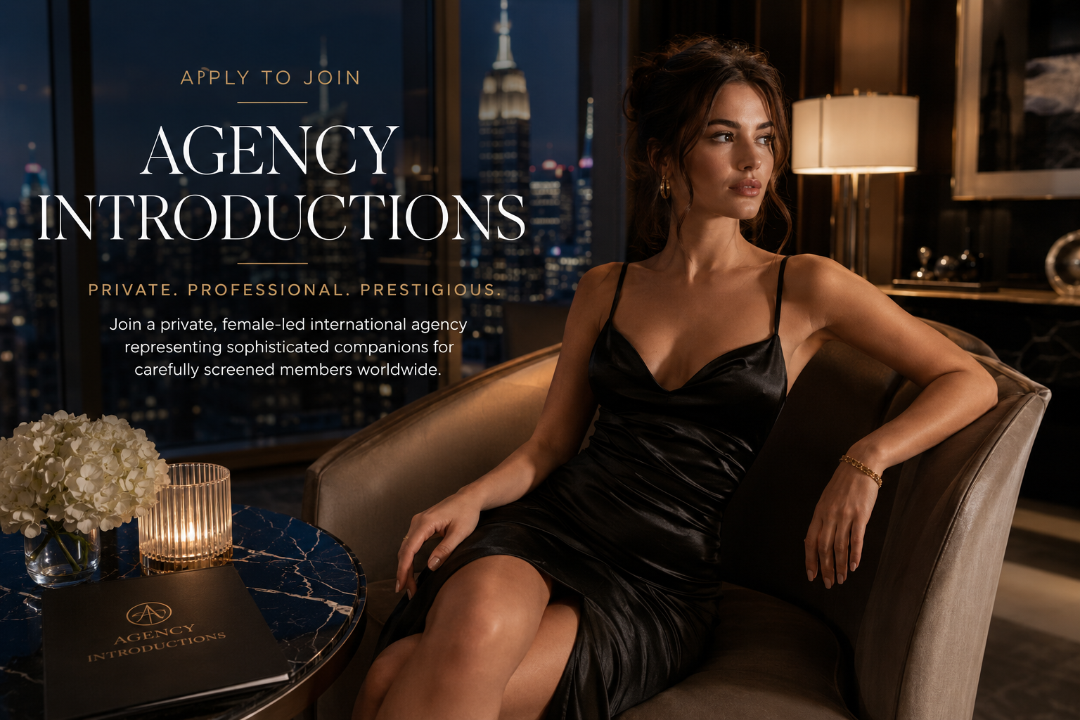 Professional companion applying to Agency Introductions